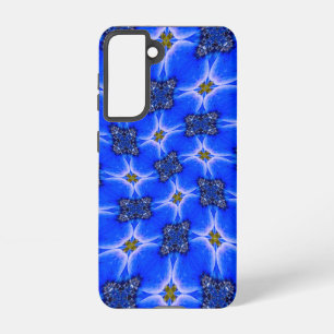 Coque Samsung Galaxy Motif d'anémone du Jardin bleu