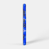 Coque Samsung Galaxy Motif d'anémone du Jardin bleu (Côté droit)