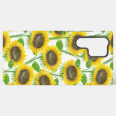 Coque Samsung Galaxy Motif d'aquarelle des tournesols (Verso Horizontal)