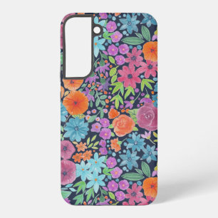 Coque Samsung Galaxy Motif d'aquarelle florale