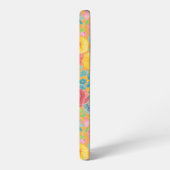 Coque Samsung Galaxy Motif d'aquarelle florale en jaune (Côté gauche)