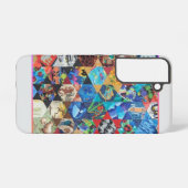 Coque Samsung Galaxy Motif d'arts pop multicolores (Verso Horizontal)