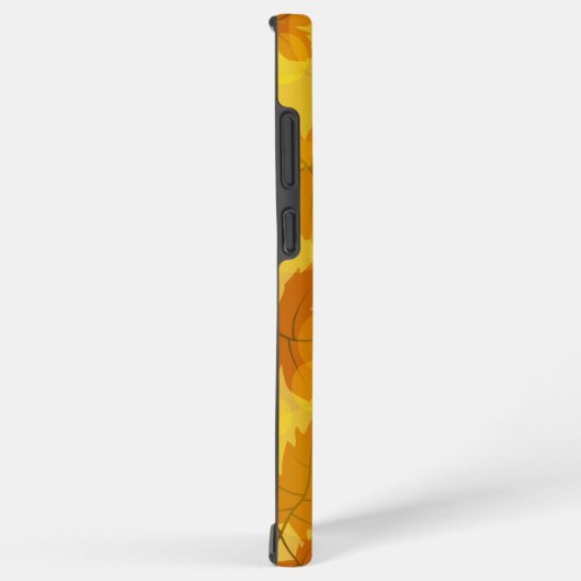 Coque Samsung Galaxy Motif d'automne avec feuilles d'érable en chute et (Côté droit)