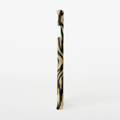 Coque Samsung Galaxy Motif de bande de tigre Monogramme initial Gold No (Côté droit)