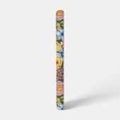 Coque Samsung Galaxy Motif de broderie florale TWEETY™ (Côté gauche)