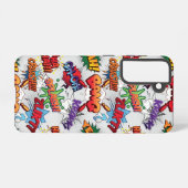 Coque Samsung Galaxy Motif de bulle Superhero (Verso Horizontal)