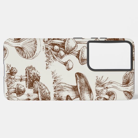 Coque Samsung Galaxy Motif de champignons (Côté gauche)