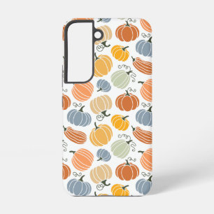 Coque Samsung Galaxy Motif de citrouilles automnales colorées