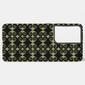 Coque Samsung Galaxy Motif de courbe noire (Verso Horizontal)
