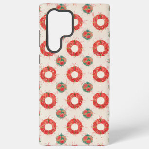 Coque Samsung Galaxy Motif de couronne de Noël