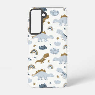 Coque Samsung Galaxy Motif de dinosaure arc-en-ciel mignon