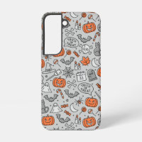 Motif de doodle pour les enfants mignons Halloween