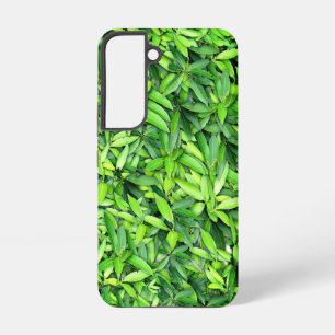 Coque Samsung Galaxy Motif de feuille verte – Art botanique de la natur