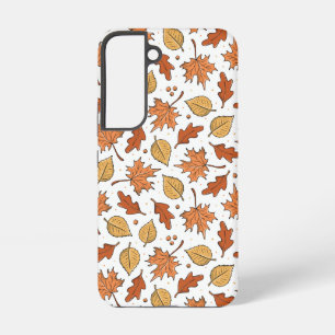 Coque Samsung Galaxy Motif de feuilles d'automne et de glands