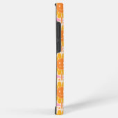 Coque Samsung Galaxy Motif de Fleur Joyeux Rose Jaune Rétro (Côté droit)