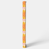 Coque Samsung Galaxy Motif de Fleur Joyeux Rose Jaune Rétro (Côté gauche)