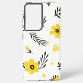 Coque Samsung Galaxy Motif de fleurs (Verso)