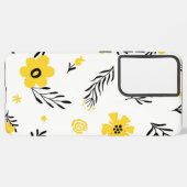 Coque Samsung Galaxy Motif de fleurs (Côté gauche)