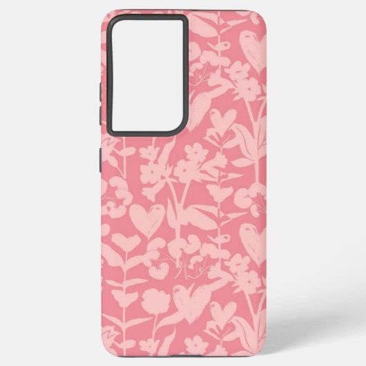 Coque Samsung Galaxy Motif de fleurs (Verso)