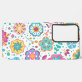 Coque Samsung Galaxy Motif de fleurs (Côté gauche)