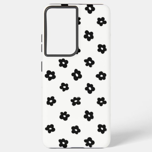 Coque Samsung Galaxy Motif de fleurs (Verso)