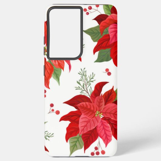 Coque Samsung Galaxy Motif de fleurs (Verso)