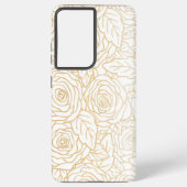 Coque Samsung Galaxy Motif de fleurs (Verso)