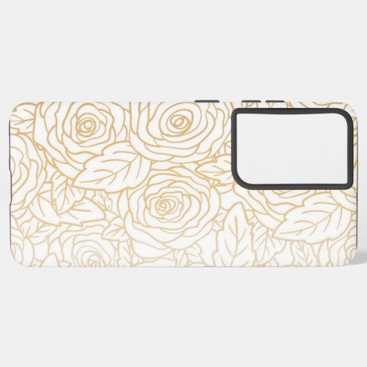 Coque Samsung Galaxy Motif de fleurs (Côté gauche)