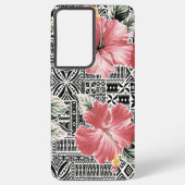 Coque Samsung Galaxy Motif de fleurs (Verso)