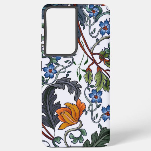 Coque Samsung Galaxy Motif de fleurs (Verso)
