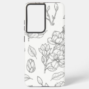 Coque Samsung Galaxy Motif de fleurs