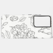 Coque Samsung Galaxy Motif de fleurs (Côté gauche)