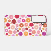 Coque Samsung Galaxy Motif de fleurs colorées (Verso Horizontal)
