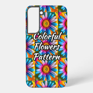 Coque Samsung Galaxy Motif de fleurs colorées mignonnes