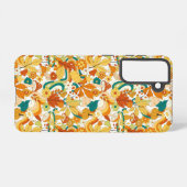 Coque Samsung Galaxy Motif de fleurs de champignons Super rétro (Verso Horizontal)