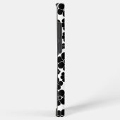 Coque Samsung Galaxy Motif de fleurs - noir et blanc (Côté droit)
