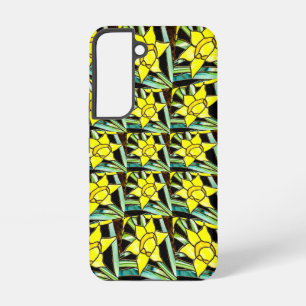 Coque Samsung Galaxy Motif de fleurs précieuses jaunes
