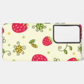 Coque Samsung Galaxy Motif de fraises (Côté gauche)