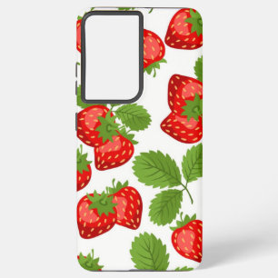 Coque Samsung Galaxy Motif de fraises