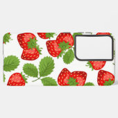 Coque Samsung Galaxy Motif de fraises (Côté gauche)