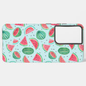 Coque Samsung Galaxy Motif de fruits d'été | Pastèque | rouge vert (Côté gauche)