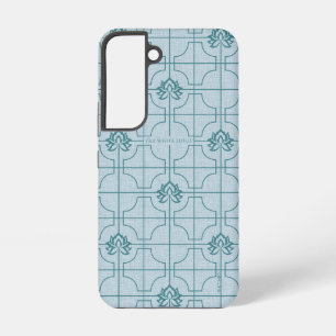 Coque Samsung Galaxy Motif de grille de lotus géométrique - Le Lotus Bl