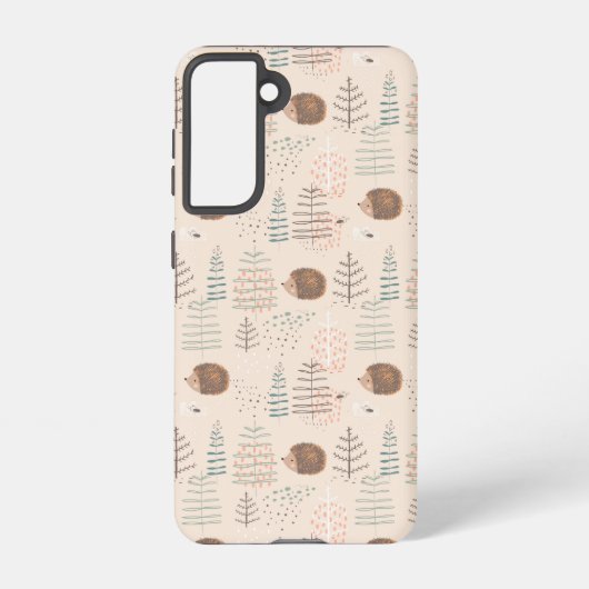 Coque Samsung Galaxy Motif de hérisson de bois mignon (Verso)