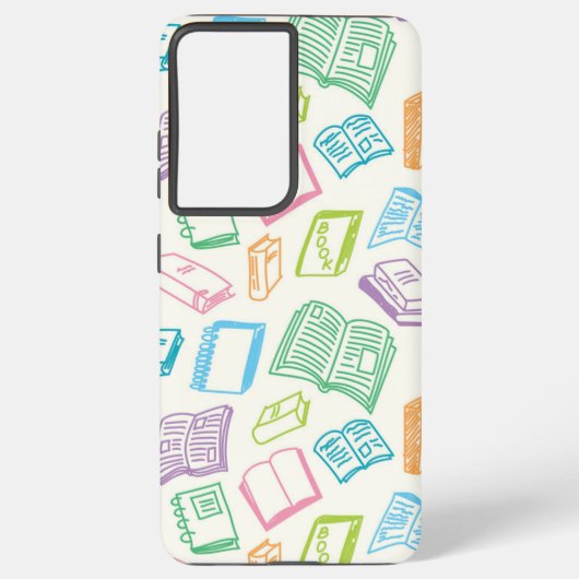 Coque Samsung Galaxy Motif de livre (Verso)