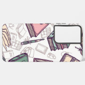 Coque Samsung Galaxy Motif de livre (Côté gauche)