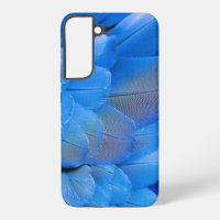 Motif de plumes d'aile d'oiseau bleu