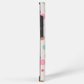 Coque Samsung Galaxy Motif de point de Polka Monogramme moderne (Côté droit)