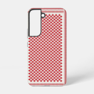 Coque Samsung Galaxy Motif de Shemagh Keffiyeh rouge et blanc