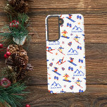 Coque Samsung Galaxy Motif de snowboard de Sunday River Maine<br><div class="desc">Un drôle de motif de ski hivernal pour la station de ski Sunday River dans le Maine,  Nouvelle-Angleterre,  États-Unis,  Amérique du Nord. Idée cadeau idéale pour les amateurs de sports d'hiver : ski,  snowboard,  freestyle,  ski de fond,  saut à ski.</div>