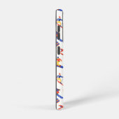 Coque Samsung Galaxy Motif de snowboard de Sunday River Maine (Côté droit)